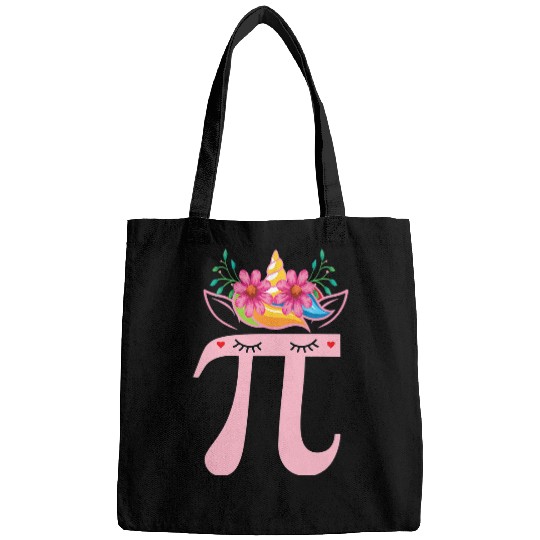 Unicorn Pet Face Pi Day Math Unicorn Lovers Girls Women Bags