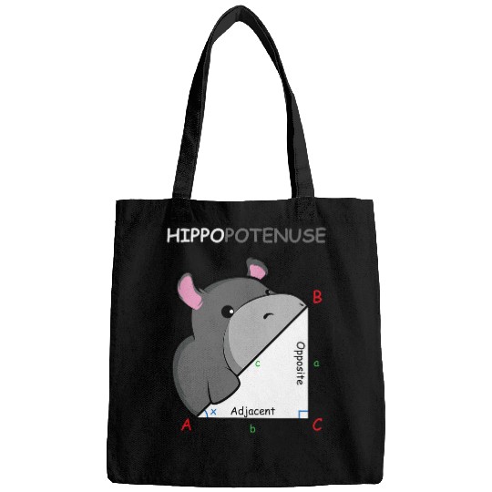Hippo Pet Hippopotenuse Math Genius Bags