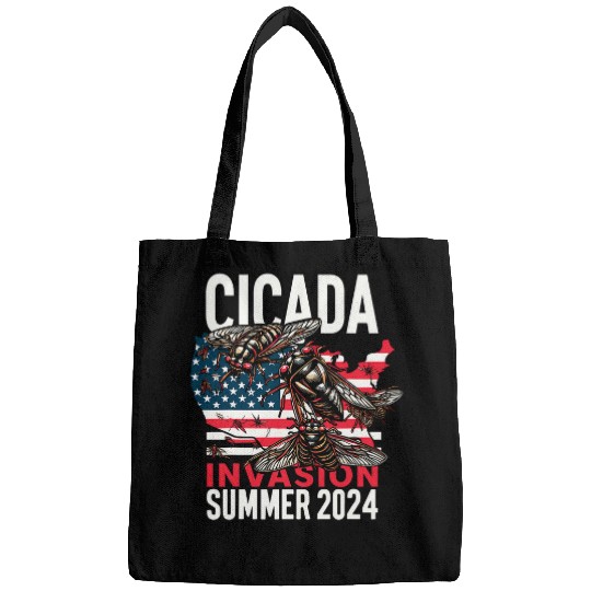 Cicada Invasion Summer Tour 2024 Cicada Brood XIX XIII USA Bags