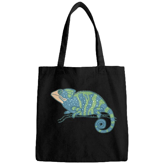 Chameleon Pet Kids My Lounging Chameleon Green Reptile Relaxing Pet Lizard Bags