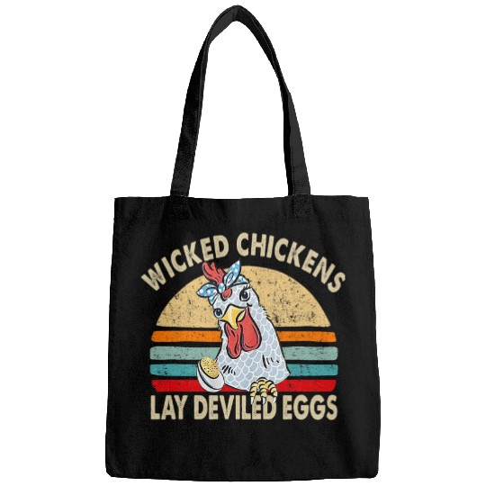 Chicken Pet Wicked Chickens Lay Deviled Eggs Funny Chicken Lovers 23 Bags
