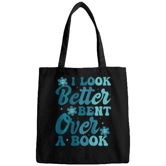 Book Fun I Look Better Bent Over A Book Lover Back Club Matching Bags