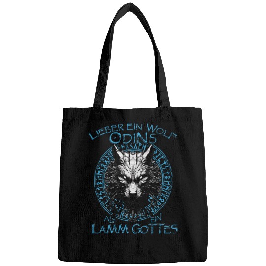 Coyote Mammal Valhalla dear wolfs wolves Odins Geri Freki as Lamb of God Bags
