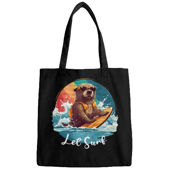Otter Pet Let Surf californias Sea Otter Surfing Otter 841 Love Bags