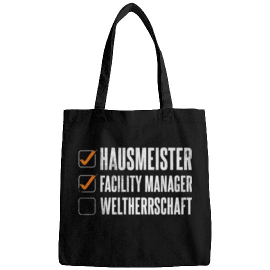 Caretaker Facility Manager World Regionship Janitor Bags