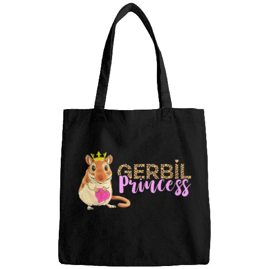 Gerbil Pet Lover Princess Crown Sand Rat Gerbil Lover Animal Rodent Bags