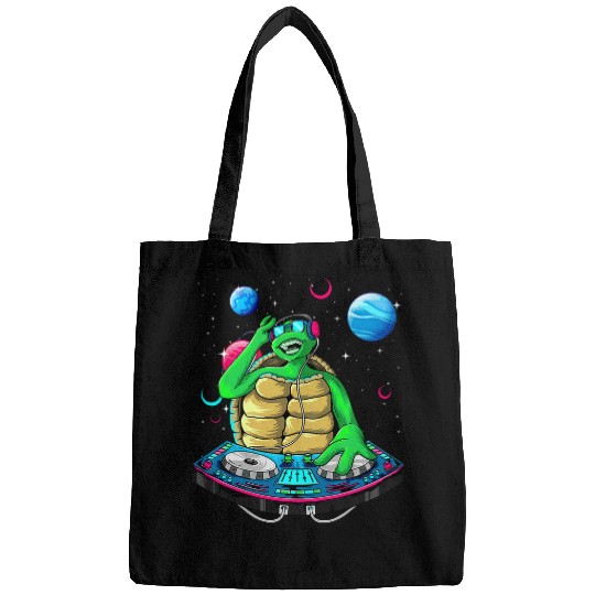 Turtle Pet Kids Turtle In Space Party Animals Kids DJ Bags