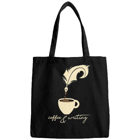 Book Fun Writer I Author I Book Literature I Coffee And Writing Bags