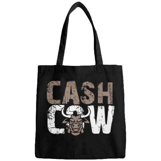 Cow Pet trader bull cash cow quote trading design Bags