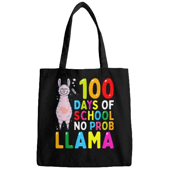 Llama Pet 100 Days of School No Probllama Llama 100th Day 21 Bags
