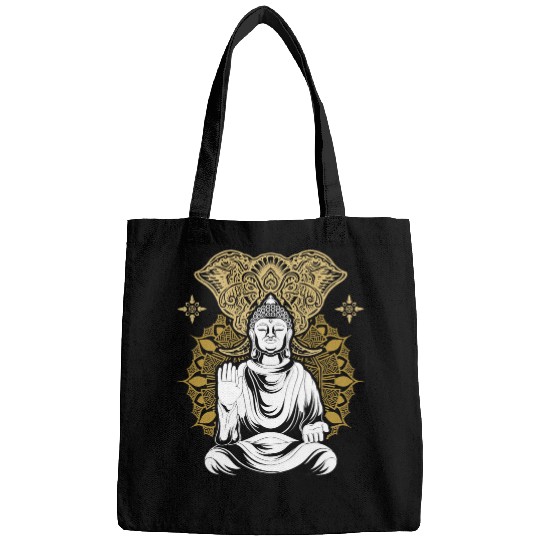 Elephant Mammal Zen Buddhist Mandala Elephant Buddhism Buddha Bags