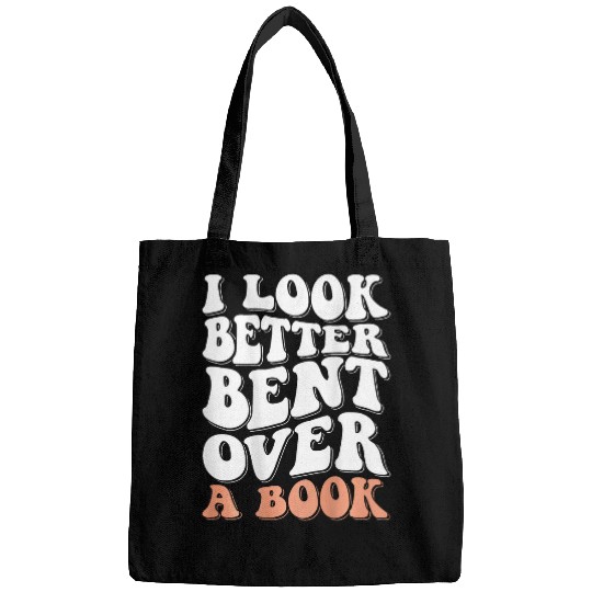 Book Fun I Look Better Bent Over A Book 07 Bags