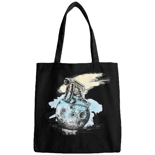 Astronaut Job on the moon Space Planets Stars Solar System Bags