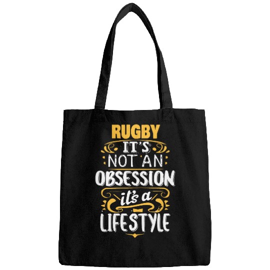 Sport Rugby Its A Lifestyle Quote Rugby Player Bags
