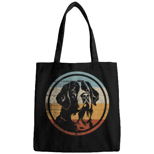 Saint Bernard Pet Retro vintages Design Saint Bernard Bags
