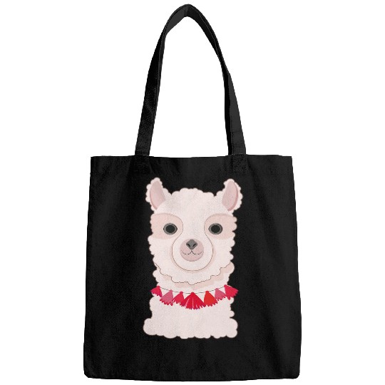 Llama Pet Face Cartoon Character Bags