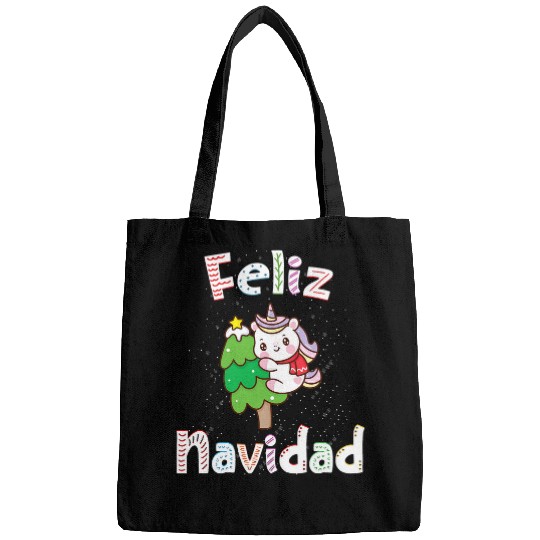 Unicorn Pet Feliz Navidad Cute Unicorn Family Matching xmass Party Bags