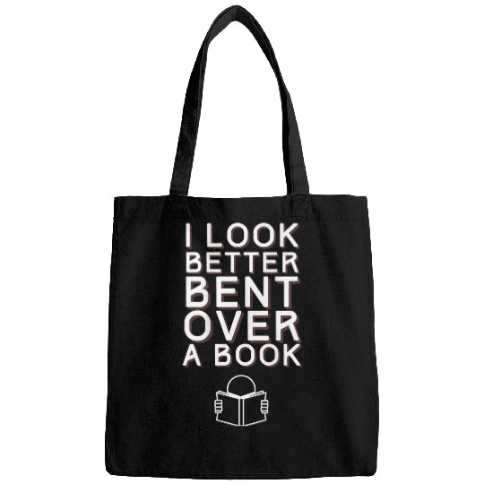 Book Fun I Look Better Bent Over A Book Lover On Back Club Matching Bags