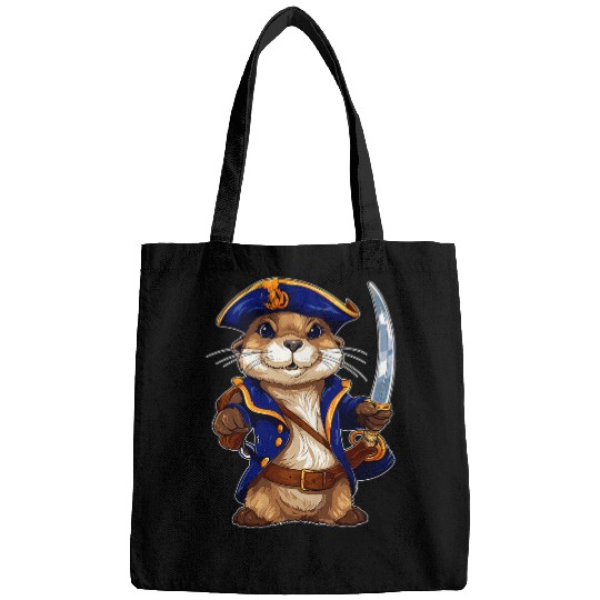 Otter Pet Kids Sea Otter Pirate Halloween Costume Jolly Roger Party Bags