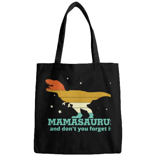 Dinosaur Pet Moms vintages Mamasaurus Sunset Bags