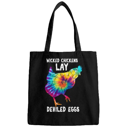 Chicken Pet Wicked Chicken Lay Deviled Eggs Funny Farmhouse Chicken Bags