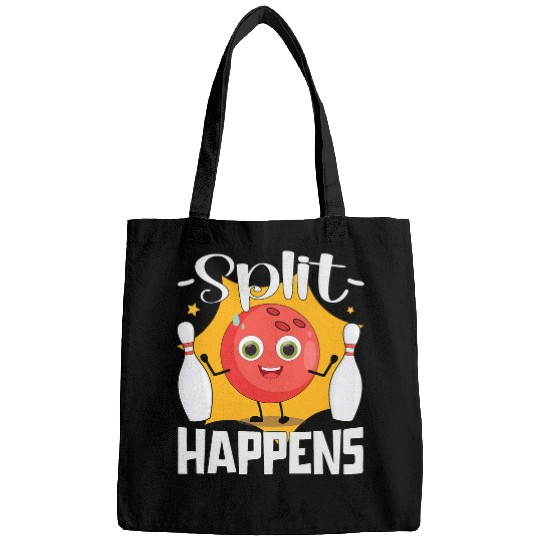 Sport Bowling Split Happens Bowling Funny Spare Strike Bowl Bowler Bags