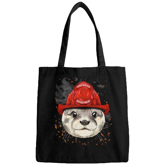 Otter Pet Otter Firefighter Wildlife Otter Aquatic Animal Lover 159 Bags