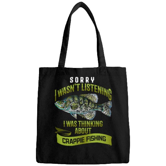 Fishing Fun Crappie Fishing Hobby For Fisherman Angler Fish Lover9 Bags