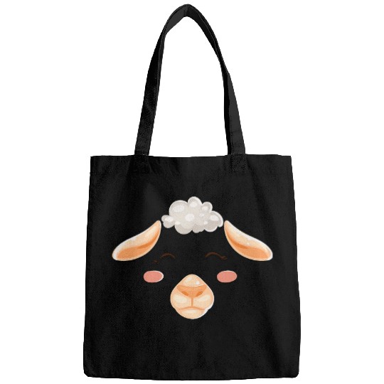 Sheep Pet Face Halloween Costume Sheep Lover Family Matching Bags