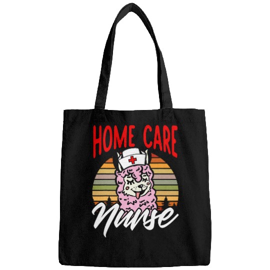 Llama Pet homes Health Care nurses Funny Llama Graphic Art Nursing Bags
