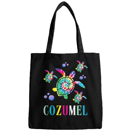 Turtle Pet Cozumel Mexico Tie Dye Sea Bags