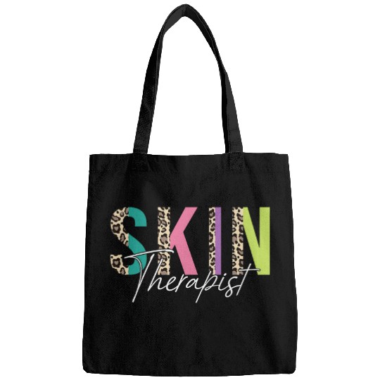 Skin Therapist Esthetician Skincare Leopard Skin Esthetician Bags
