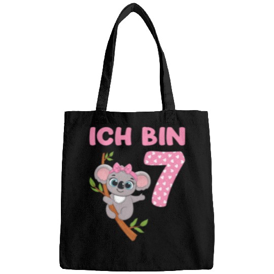 Koala Pet Ich Bin 7 Years Koala 7 Birthday Girl Birthday Party Bags