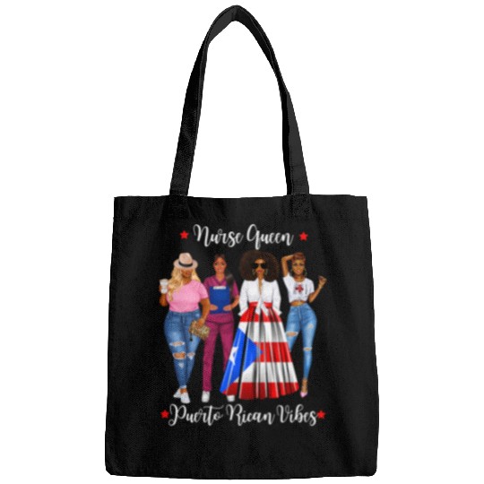 Womens Black Puerto Rican nurses Nursing Student Midwife Afro Latina Bags