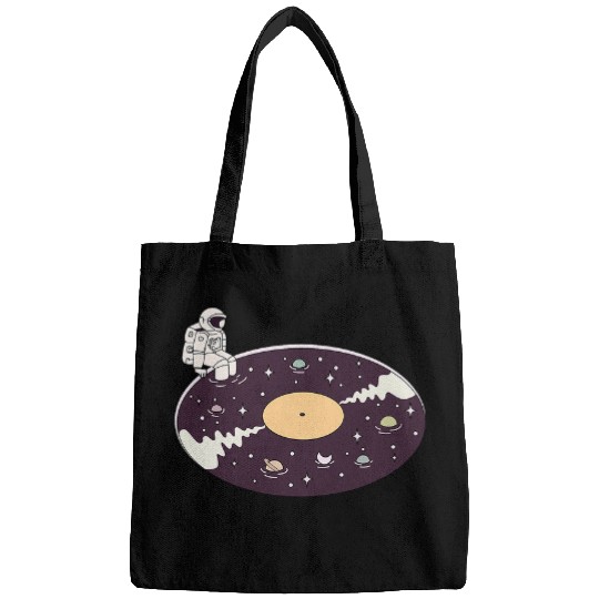 Astronaut Job Planet Vinyl Record Space Astronaut Spacecraft Spaceman Bags