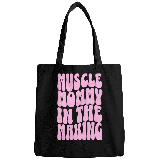 Funny Fitness Gym Pump Muscle Mommy In the Making Humour 21 Bags