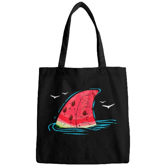 Shark Pet Fish Fin Watermelon Melon Summer Tropical Fruit Bags