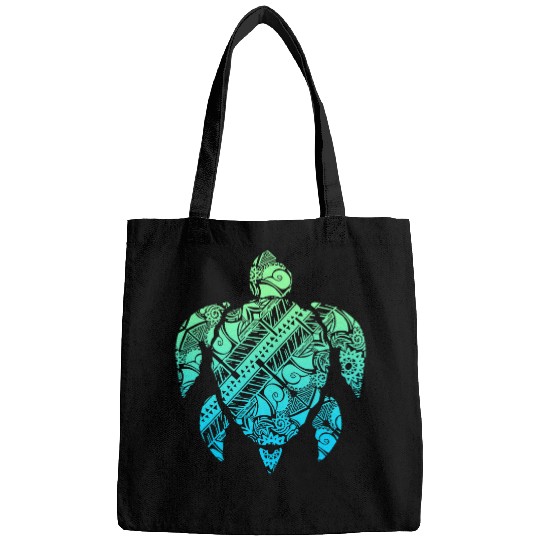 Turtle Pet Maori Turtle Polynesian New Zealand Culture Tattoo 1 Bags