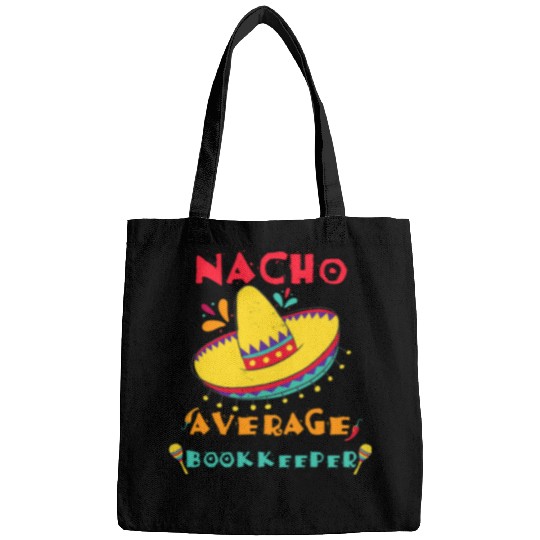 Book Fun Nacho Average Book Keeper Cinco De Mayo fiesta Bags