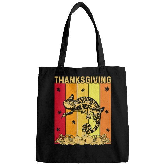 Chameleon Pet Thanksgiving Retro Chameleon Matching Family Pajamas Bags
