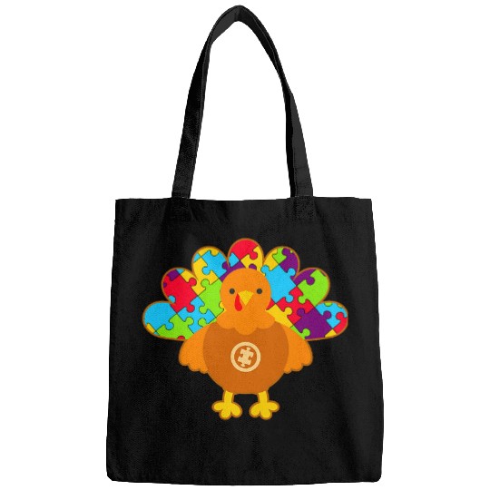 Autism Puzzle Thanksgiving Autism Turkey Bags