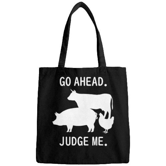 Chicken Pet Go Ahead Judge Me Livestock Show Judging Cow Pig Bags