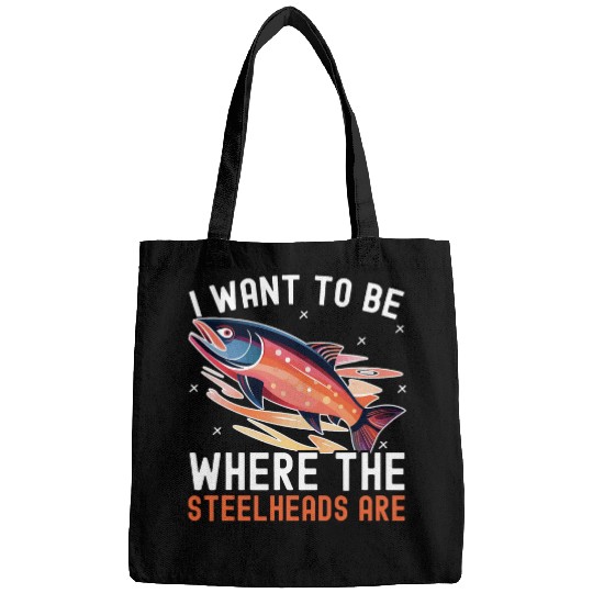 Fishing Fun Steelhead Fishing Fish Catcher Fisherman Trout Fishing Lover 17 Bags