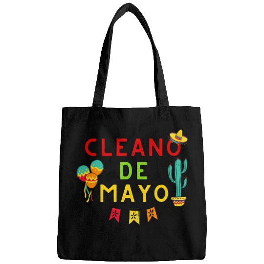 Cleano De Mayo Festive Cinco De Mayo Cleaning Janitor Fun Bags
