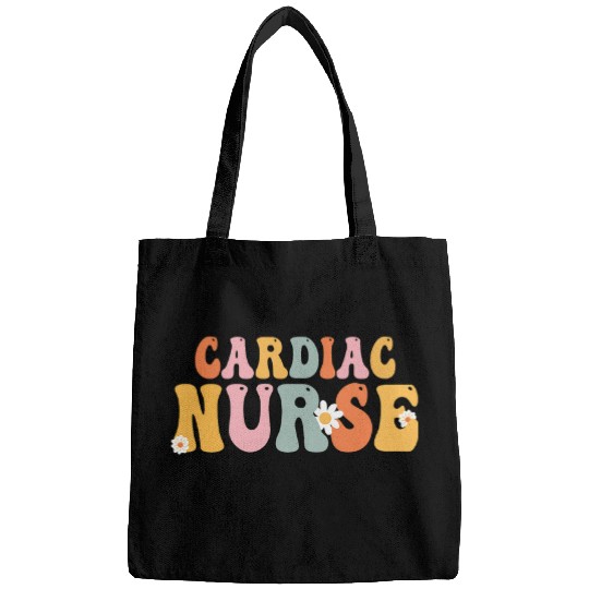 nurses Job Womens Cardiac nurses Week Groovy Appreciation Day Nursing Women Bags