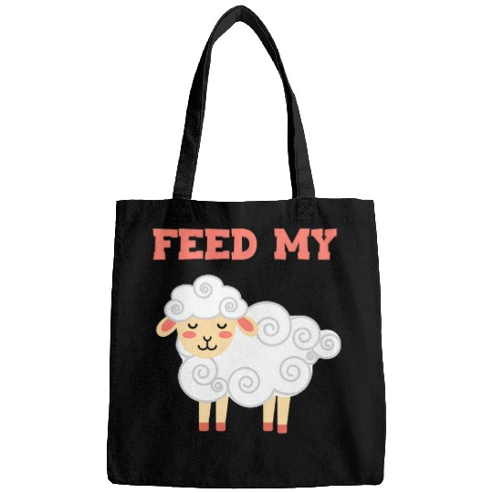 Sheep Pet Feed My Farming Livestock Domestic Lamb Farmers Bags