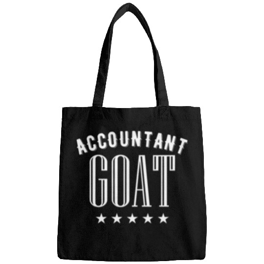 Cow Pet Greatest Goats Accountant Coworker CPA Bookkeeper Funny Cute Bags