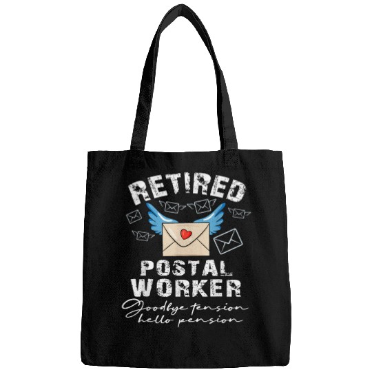 Postal Worker Job Goodbye Tension Hello Pension 2 6 Bags