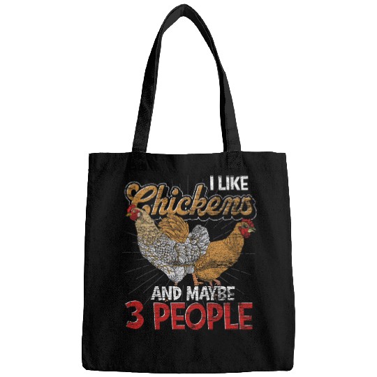 Chicken Pet I Like Chickens And Maybe People Funny Farm Animal 8 Bags