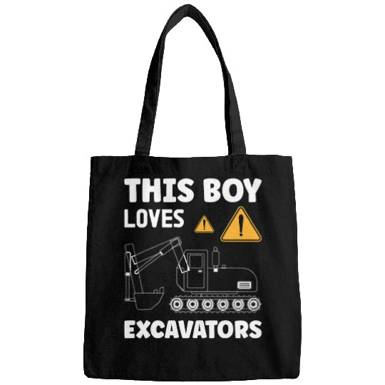 Excavator Fun Driver Excavator Operator Construction Work 1 Bags